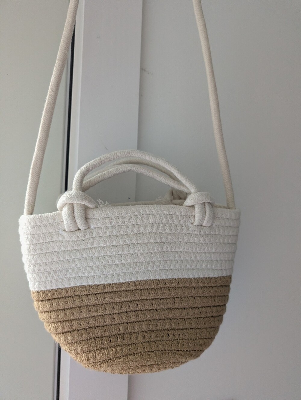 Gap Cotton Rope Mini Bucket Bag - Excellent Condition